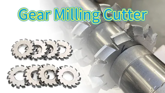 CNC HSS Module Gear Milling Cutter 8PCS M1-M8 Set PA20 Degree Involute Gear Cutting Tools